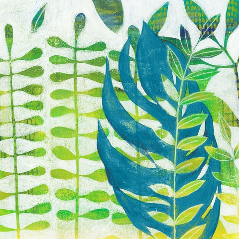 Emerald Amazon II White Modern Wood Framed Art Print by Popp, Grace