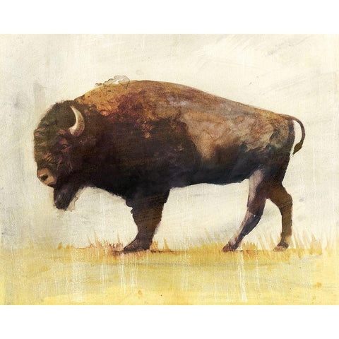 Roam I Black Modern Wood Framed Art Print with Double Matting by Borges, Victoria