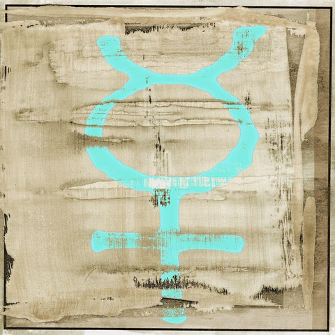The Deities, Mercury Black Modern Wood Framed Art Print by Aryai, Sia