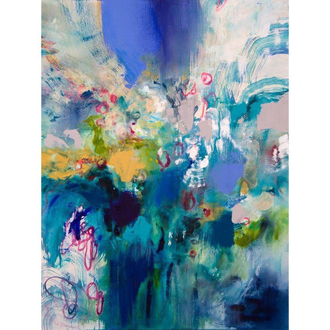 Ultramarine I Black Modern Wood Framed Art Print by Gardner, Jennifer