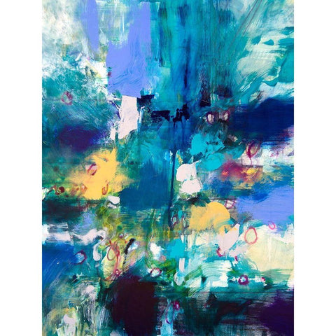Ultramarine II Black Modern Wood Framed Art Print by Gardner, Jennifer
