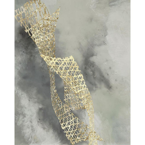 Cloud Matrix IV Gold Ornate Wood Framed Art Print with Double Matting by Goldberger, Jennifer