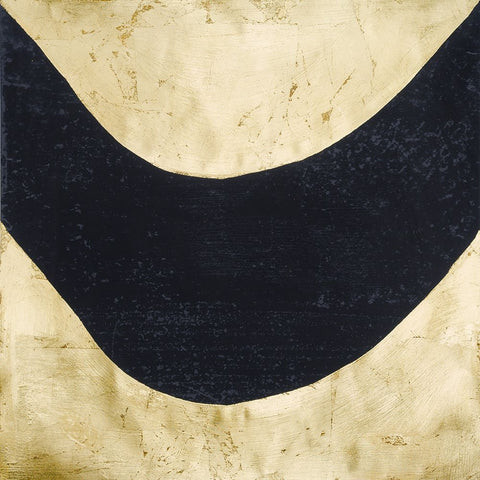 Shape Shifter IX Black Modern Wood Framed Art Print by Stramel, Renee W.