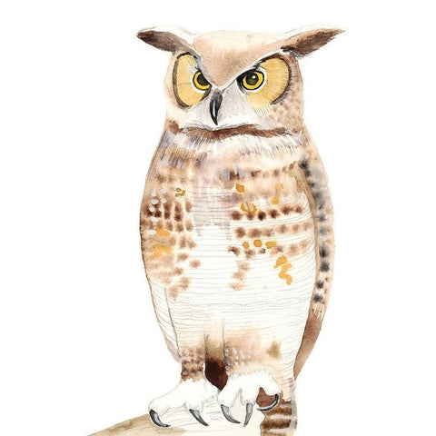 Hoo Dis I Black Modern Wood Framed Art Print by Ludwig, Alicia