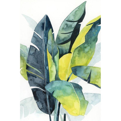 Sunset Palm Composition III Gold Ornate Wood Framed Art Print with Double Matting by Popp, Grace