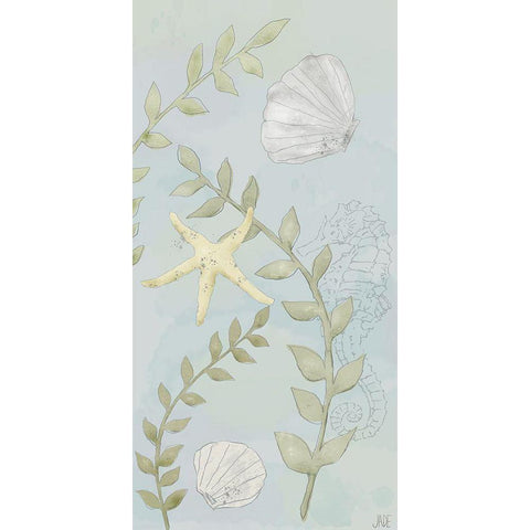 Water Gardens I White Modern Wood Framed Art Print by Reynolds, Jade