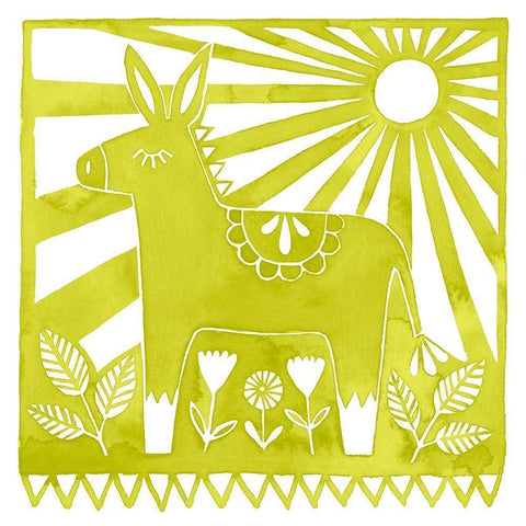 Dia de Fiesta II White Modern Wood Framed Art Print by Popp, Grace