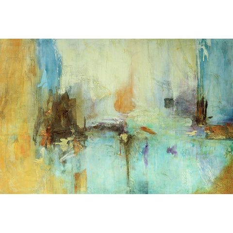 EdiciÃ³n SabidurÃ­a Abstrata White Modern Wood Framed Art Print by Villarreal, Gabriela