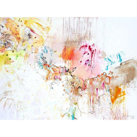 White Series II Black Modern Wood Framed Art Print by Gardner, Jennifer