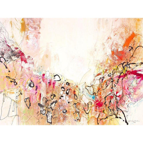 White Series X Black Modern Wood Framed Art Print with Double Matting by Gardner, Jennifer