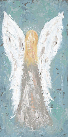Fairy Angel I White Modern Wood Framed Art Print with Double Matting by Reynolds, Jade