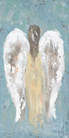 Fairy Angel II White Modern Wood Framed Art Print with Double Matting by Reynolds, Jade