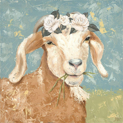 Farm Fun I Black Modern Wood Framed Art Print by Reynolds, Jade