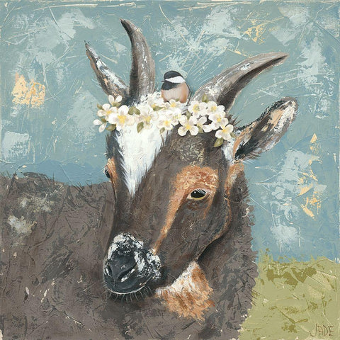 Farm Fun IV Black Modern Wood Framed Art Print by Reynolds, Jade