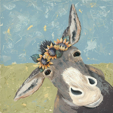 Farm Fun V Black Modern Wood Framed Art Print by Reynolds, Jade