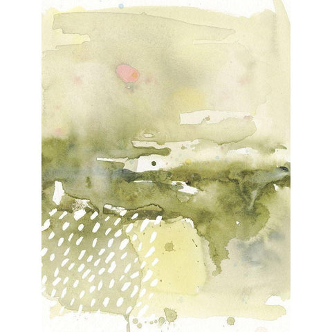 Juniper Haze II White Modern Wood Framed Art Print by Borges, Victoria