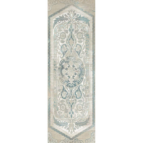 Vintage Persian Panel IV White Modern Wood Framed Art Print by Vess, June Erica