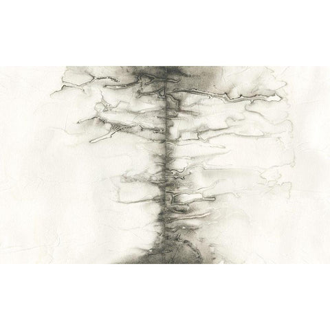 Infused Memory I Black Modern Wood Framed Art Print with Double Matting by Stramel, Renee W.