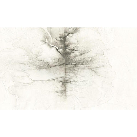 Infused Memory II Black Modern Wood Framed Art Print by Stramel, Renee W.