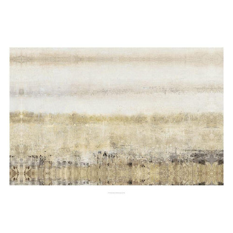 Subtle Meadow I White Modern Wood Framed Art Print by OToole, Tim