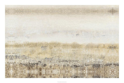 Subtle Meadow II White Modern Wood Framed Art Print with Double Matting by OToole, Tim