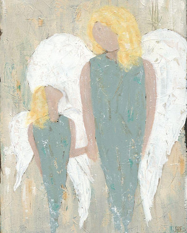 Safe Haven III White Modern Wood Framed Art Print with Double Matting by Reynolds, Jade