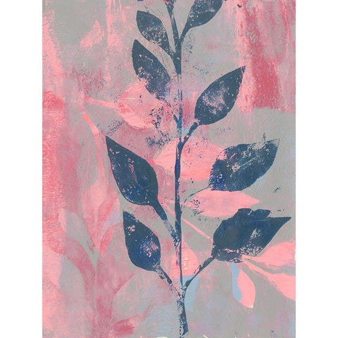 Slender Stem I White Modern Wood Framed Art Print by Moore, Regina