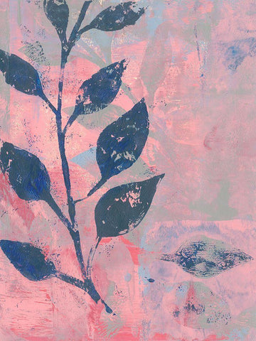 Slender Stem II Black Ornate Wood Framed Art Print with Double Matting by Moore, Regina