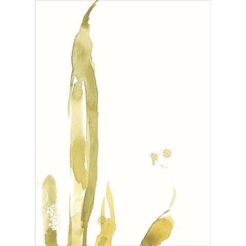 Under Sea Forest III White Modern Wood Framed Art Print by Goldberger, Jennifer