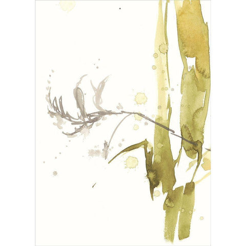 Under Sea Forest VII White Modern Wood Framed Art Print by Goldberger, Jennifer