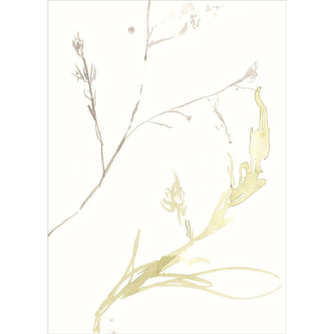 Under Sea Forest IX White Modern Wood Framed Art Print by Goldberger, Jennifer