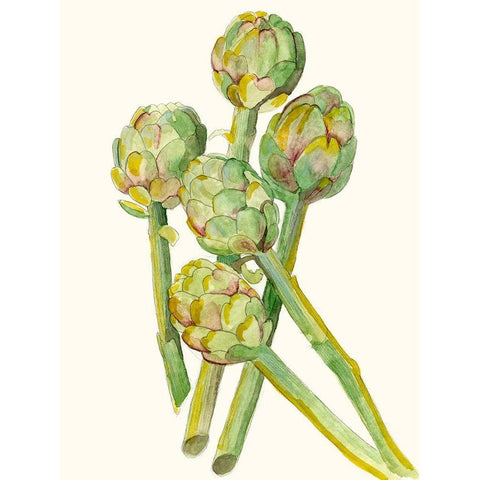 Early Harvest I White Modern Wood Framed Art Print by Ludwig, Alicia