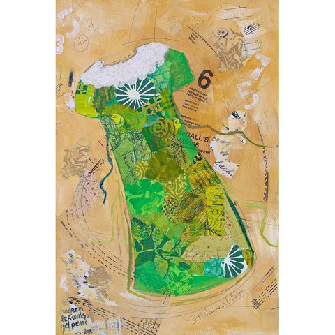 Dress Whimsy I Gold Ornate Wood Framed Art Print with Double Matting by St. Hilaire, Elizabeth