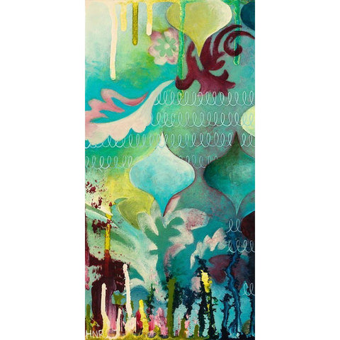 Ambrosial I White Modern Wood Framed Art Print by Robinson, Heather