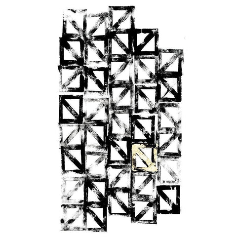 Turn Keys II Black Modern Wood Framed Art Print by Guthrie, Jenna