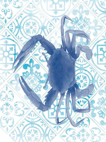 Marine Morocco VI White Modern Wood Framed Art Print with Double Matting by Popp, Grace