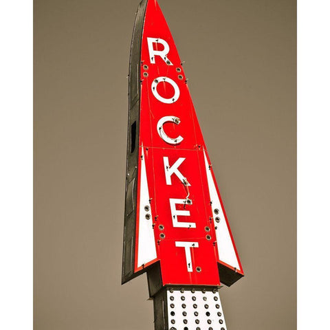 Cafe Rock III Black Modern Wood Framed Art Print with Double Matting by Quintero, Sonja