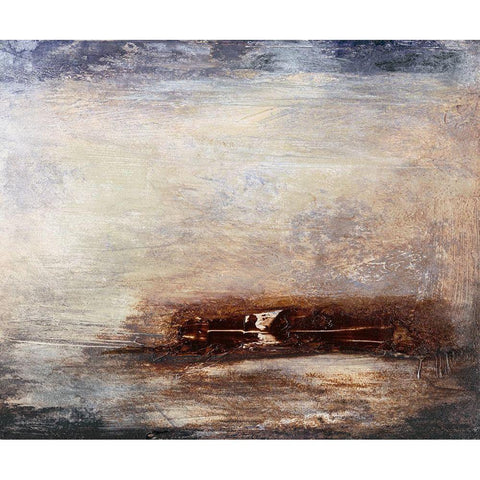 Horizon at Nightfall III Black Modern Wood Framed Art Print with Double Matting by Gordon, Sharon