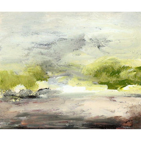 Horizon at Daybreak II White Modern Wood Framed Art Print by Gordon, Sharon