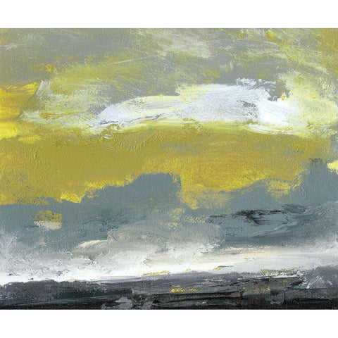 Horizon at Daybreak IV Black Modern Wood Framed Art Print with Double Matting by Gordon, Sharon