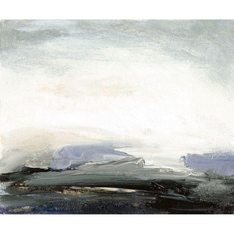 Horizon at Daybreak V White Modern Wood Framed Art Print by Gordon, Sharon