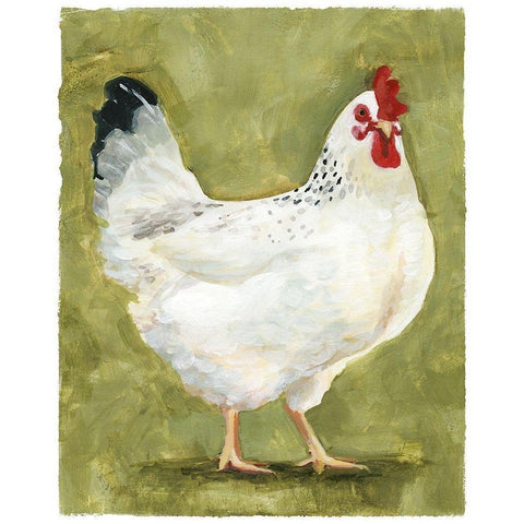 Chicken Scratch III Black Modern Wood Framed Art Print with Double Matting by Borges, Victoria