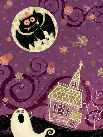 EEK II Black Ornate Wood Framed Art Print with Double Matting by Eisner, Viv