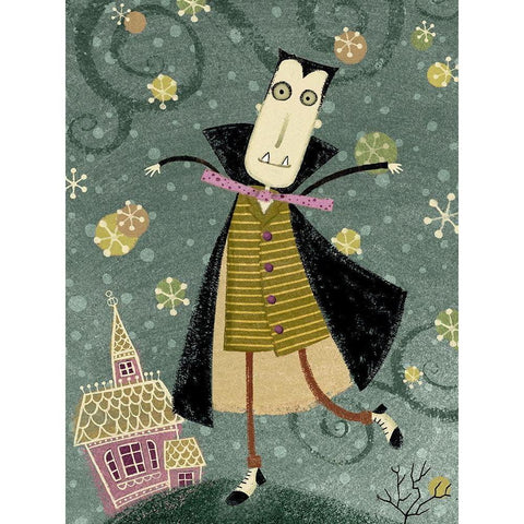 EEK III Black Modern Wood Framed Art Print by Eisner, Viv