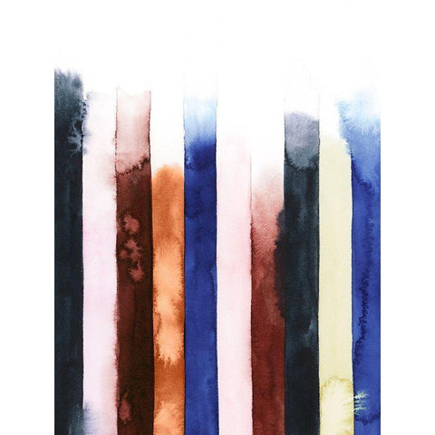 Desert Layers V Black Modern Wood Framed Art Print by Popp, Grace