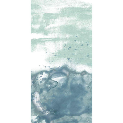 Sea Spray Horizon I Gold Ornate Wood Framed Art Print with Double Matting by Vess, June Erica