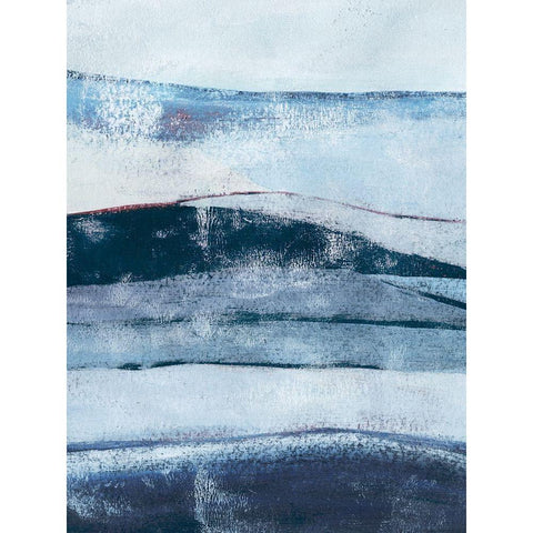 Opalite Pasture I Black Modern Wood Framed Art Print by Popp, Grace