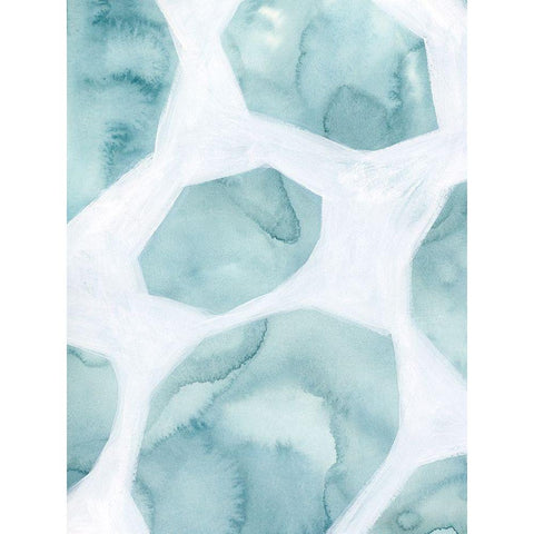 Stone Sliver I White Modern Wood Framed Art Print by Popp, Grace