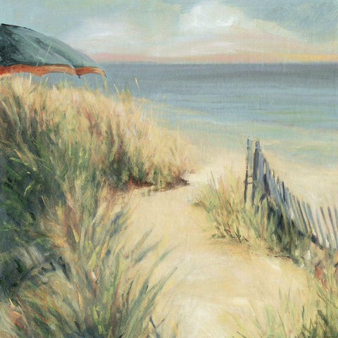 Bridgport White Modern Wood Framed Art Print with Double Matting by Franklin, Elizabeth