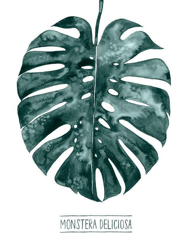 Gemstone Tropicale II Black Ornate Wood Framed Art Print with Double Matting by Popp, Grace